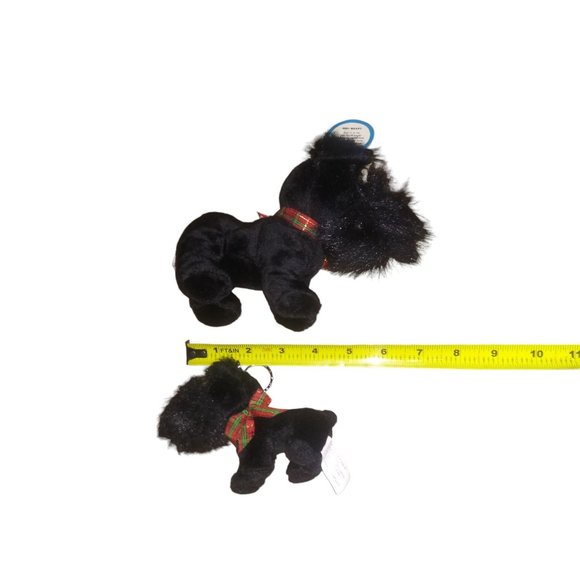 Avon Y2k Scottie MacDougal Stuffed Dog Millennium Full O Beans Plush Key Ring Lo - Picture 12 of 12